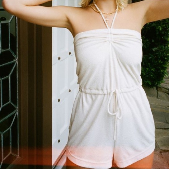 terry cloth jumpsuit 70s